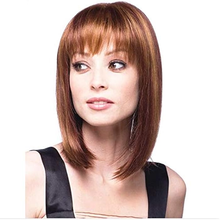 DILLARDS Fashion Short Straight Wigs Brown-Blond For Women 0820-10 - Image 3